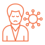 Person with virus
