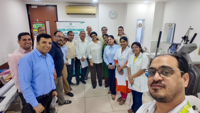 Team group photo at Shriram Clinic workshop.